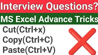 Excel Interview questions and answers Excel Adavance tricks!