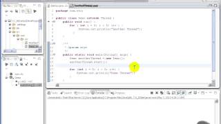 VTC Player Advanced Java Programming Java SE 7, Creating Threads by Extending Thread