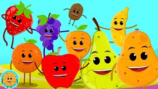 Ten Little Fruits - Learn Fruits with Nursery Rhyme and More Kids Songs