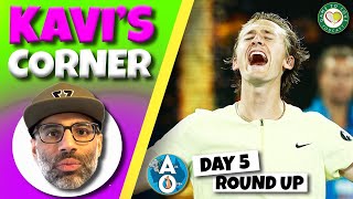 Korda STUNS Medvedev | Sinner COMEBACK | Sakkari OUT | Australian Open 2023 | Kavi's Corner