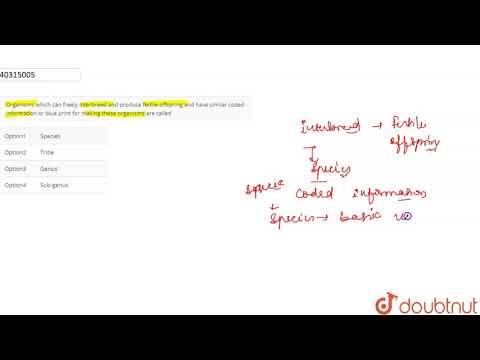 Which group of organisms can interbreed and successfully produce an offspring?