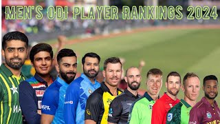 Men's ODI Player Rankings | ODI Batsman Ranking 2024