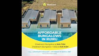 Quality and affordable bungalows for sale in Ruiru