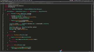 advanced object pooling in unity