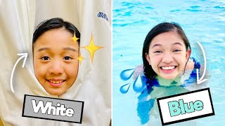 HIDE AND SEEK IN YOUR COLOR AT THE BEACH | KAYCEE & RACHEL in WONDERLAND FAMILY