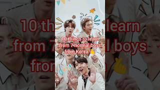7 Normal Boys From Korea #bts #rm #jin #jhope #suga #v #jimin #jungkook #kpop
