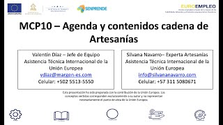 SENPRENDE - EUROEMPLEO. Cadena de Artesanía 140920