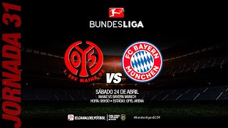 Partido Completo: Mainz 05 vs Bayern Munich | Jornada 31 - Bundesliga