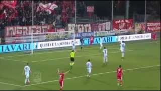 Virtus Entella-Perugia 0-2, highlights 2 aprile 2015