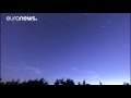 Timelapse captures spectacular Perseid meteor shower, Spain