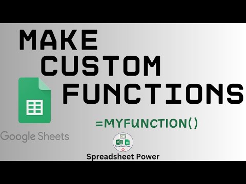 How To Create Custom Function In Google Sheets | Google Sheets User ...