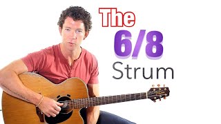 Beginner Strumming Pattern 3 - 6/8 Strum Guitar Lesson with Mark TheGuitarGuy