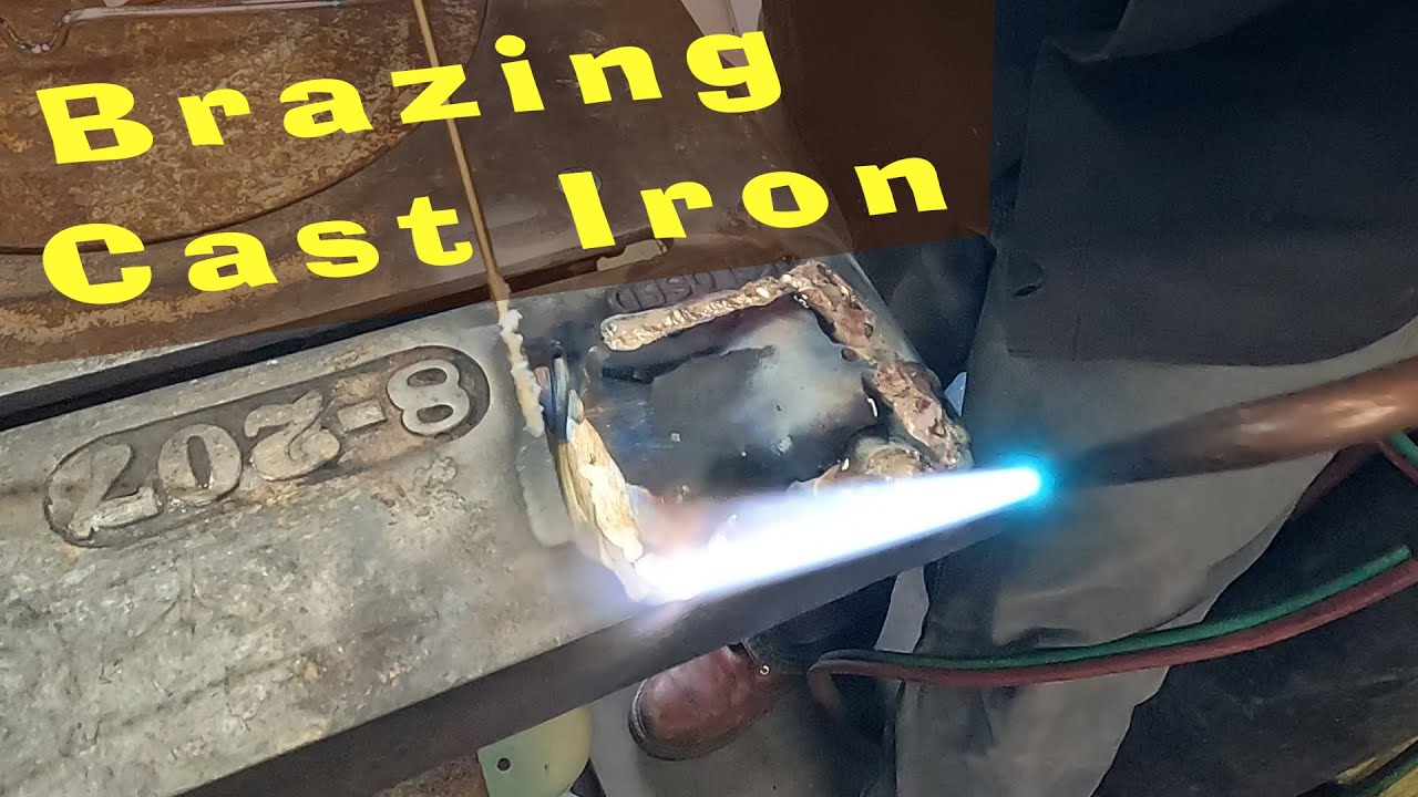 Steps To Braze Cast Iron - YouTube