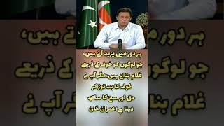 موجودہ حکومت مثل یزیدی حکومت ہے: عمران خان