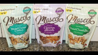 Mascot: Toasted Coconut Cashews, Cinnamon Almonds \u0026 Peanut Crunch Bites Review