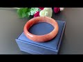 certified red jade bangle bracelet