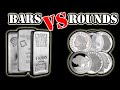 Silver Rounds Vs. Silver Bars: Which Is Better For Your Silver Stack?