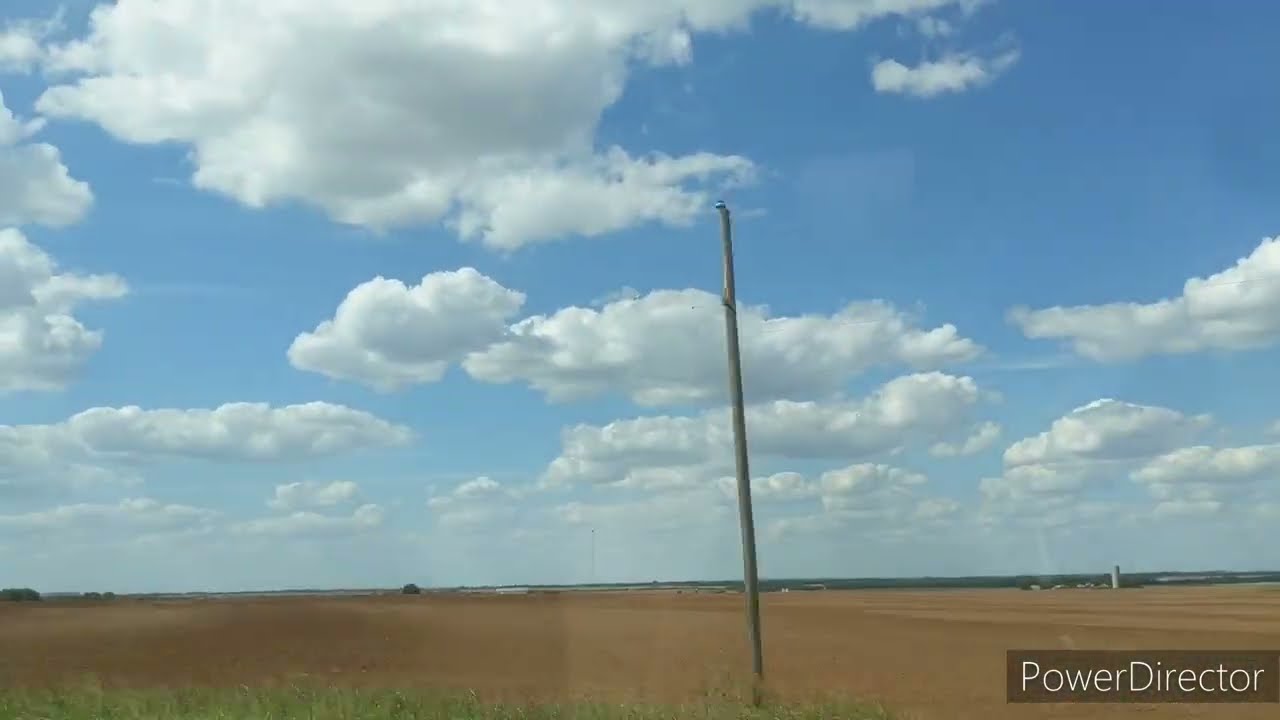 Cloud Formation Timelapse | Driving Through Small Town #oklahoma # ...