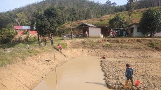 @Tangkap Ikan Dalam Lumpur Kolam Kering