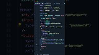 👁‍🗨 Unleash React Magic: Create Show/Hide Password Input #javascript #react #PasswordInput #master