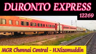 12269 CHENNAI DURONTO SUPERFAST MGR Chennai Central to Hazrat Nizamuddin