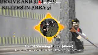 Area 51 Storming Theme (Alarm) Credits to: homermafia1, Bryan Kei Mantia, Peter