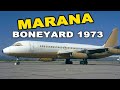 Marana Airliner Boneyard visit 1973 with Pan Am 707s and Convair 880s