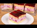 Fruity Fresh Raspberry Slices - Incredibly Delicious | Raspberry Cake | Easy To Prepare