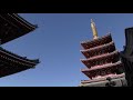 初詣ランキング１位（東京のお寺）浅草寺（雷門）浅草神社 4k uhd japanese new year tokyo sensoji temple asakusa