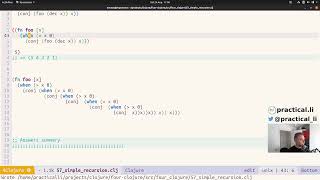 Practicalli Clojure 40 - 4Clojure 56 onwards