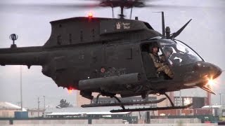 OH-58D Kiowa Warrior helicopters