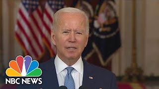 Biden Defends Decision To Withdraw From Afghanistan