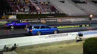 Nissan Stagea Drag Race