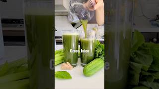 My daily green juice to improve gut health  #juicing #greenjuice #vegan