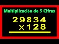 ✅👉 Multiplicaciones de 5 cifras arriba y 3 abajo