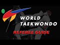 World Taekwondo Referee Guide - Rules, Regulations, and Hand Signals