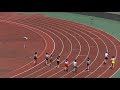 20210410山口県中学校春季陸上競技記録会 女子100m第1組