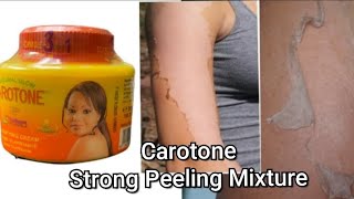 How To Promix Carotone Skin Peeling Whitening Mixture For Triple Action