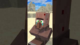 Part 2 - Minecraft Witch's Past Life #minecraft #shorts #villager #pillagers #fyp