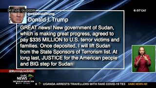 Sudan to be removed from U.S. terror list