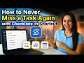 How to Never Miss a Task Again with Checklists in Shortcut