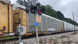 CSX 170 ( solo ) slowly pass Parke Jct ready to park in McDowell siding.