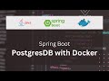 Postgres DB for Spring Boot project (Docker, Java) #tutorial