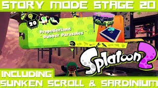 Splatoon 2 Stage 20: Propellerland 'Rubber Parasoles' (Including Scroll \u0026 Sardinium)