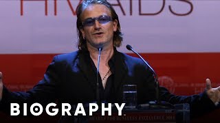 Bono - Lead Singer of U2 \u0026 Social Activist| Mini Bio | Biography