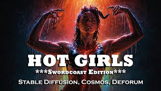 Hot Girls (Swordcoast Edition) 💋 Stable Diffusion, Cosmos, Deforum