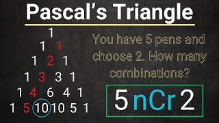 Combination Problems - Pascal's Triangle - Binomial Coefficient