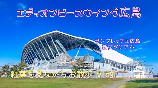 【広島Vlog】㊗！新スタジアム完成👏 エディオンピースウイング広島へ向かって 川沿いを歩いてみる #vlog