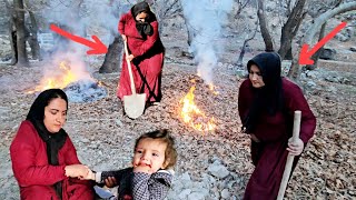 Forest on Fire: Zahra's Effort to Create a Winter Camp After Homelessness