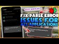 How To Fix Parse Error || Application not Installed Problem